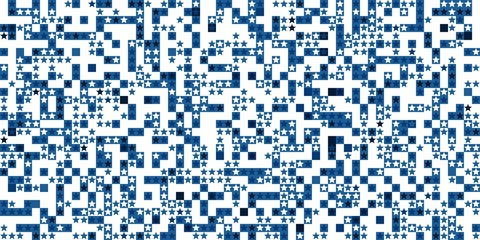 Fototapeta premium Abstract colorful canvas square geometric seamless pattern background