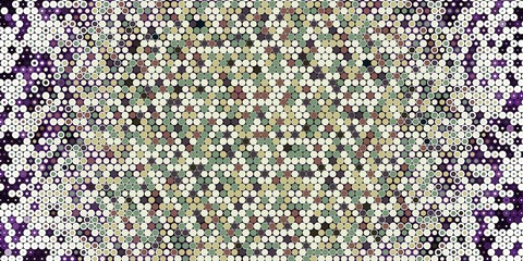 Abstract colorful honeycomb honey seamless pattern hexagon mosaic