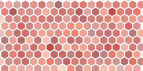 Abstract colorful honeycomb honey seamless pattern hexagon mosaic