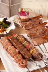 Beef steak on a plate