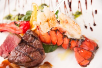 Beef steak on a plate