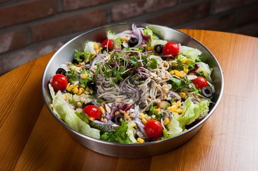 Western home-cooked food on a plate