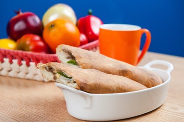 Brunch on plate