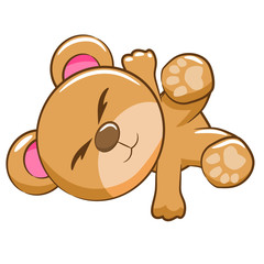 teddy bear vector graphic clipart 