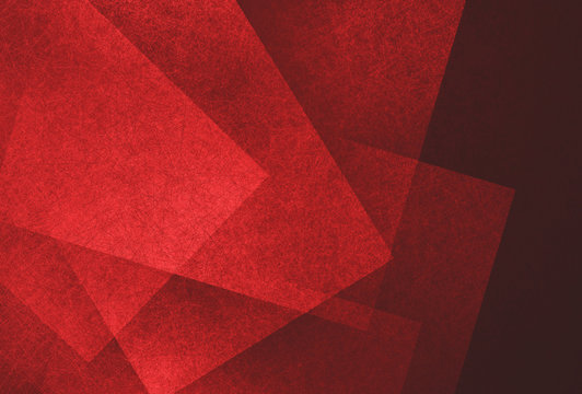 red and black abstract background with angled blocks, squares, diamonds, rectangle and triangle shapes layered in abstract  modern art style background pattern, textured background