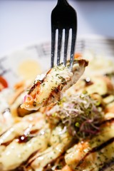 Green salad on a plate