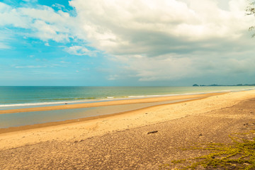 Looking at the beach in Thailand. 