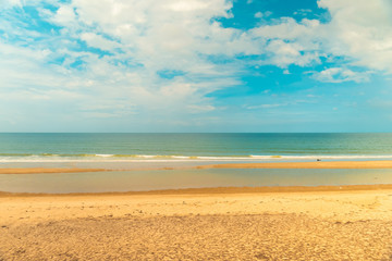 Looking at the beach in Thailand. 