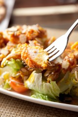 Green salad on a plate