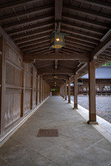 新潟 弥彦神社 回廊