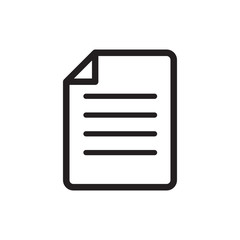 paper, page, document icon vector