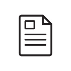 paper, page, document icon vector