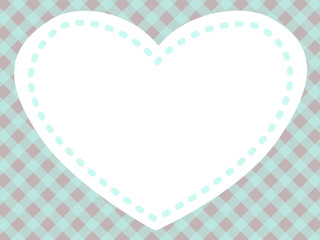 ハートカード　チョコミント