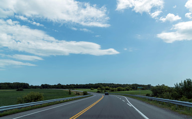 Dramatic cloudy sky over Ottawa, Canada
