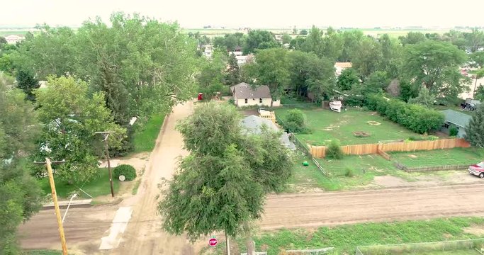 A Town So Small The Roads Are Dirt.  Working Class America.