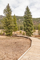 Boardwalk to a Picnic Table
