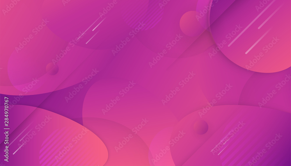 Wall mural modern abstract gradient background in liquid and fluid style. trend design of the world. vector ill