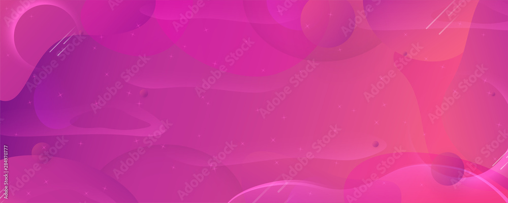 Wall mural modern abstract gradient background in liquid and fluid style. trend design of the world. vector ill