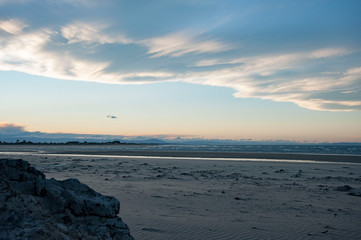 Fototapeta na wymiar Sumner Beach,Christchurch,South Island,New Zealand