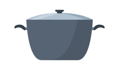 pot with cap cooking icon on white background