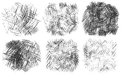 Hand drawn pencil stroke effect. Doodles hatching set. Scribble brush collection, ink sketches. Drawing background for your design. Scrawl elements. Vector.
