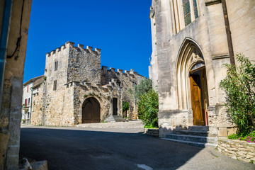 Fototapeta na wymiar Aiguèze, Gard, Occitanie, France.
