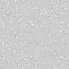 Abstract seamless pattern with swirl lines. Vector, EPS 10