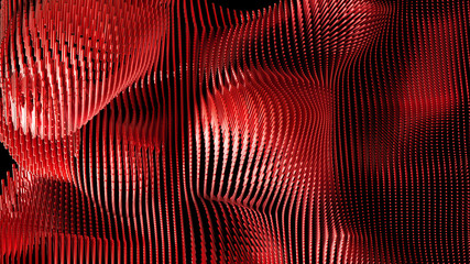 Beautiful particle background. 3d illustration, 3d rendering.