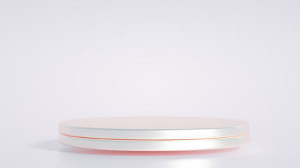Beautiful luxury background pedestal. 3d illustration, 3d rendering.