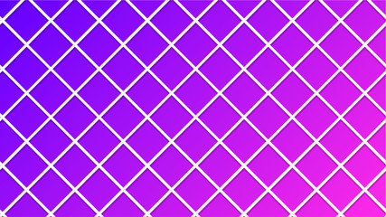 Obraz premium Diagonal Lines Vector Plaid Pattern with Pink Purple Gradient Background for Designs Web Design Banner Poster etc.