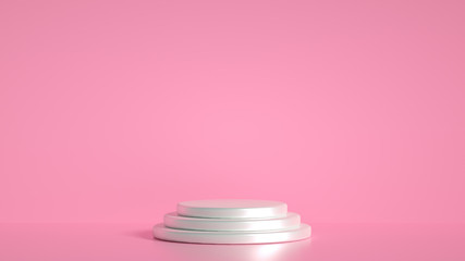 Beautiful luxury background pedestal. 3d illustration, 3d rendering.