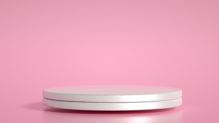Beautiful luxury background pedestal. 3d illustration, 3d rendering.