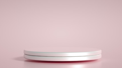 Beautiful luxury background pedestal. 3d illustration, 3d rendering.