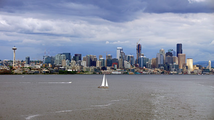 Obraz premium Seattle Skyline