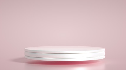 Beautiful luxury background pedestal. 3d illustration, 3d rendering.