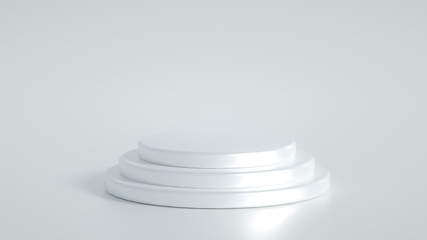 Beautiful luxury background pedestal. 3d illustration, 3d rendering.