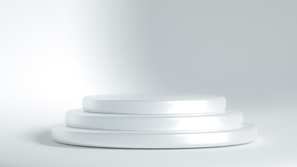 Beautiful luxury background pedestal. 3d illustration, 3d rendering.