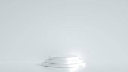 Beautiful luxury background pedestal. 3d illustration, 3d rendering.