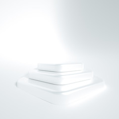 Beautiful luxury background pedestal. 3d illustration, 3d rendering.