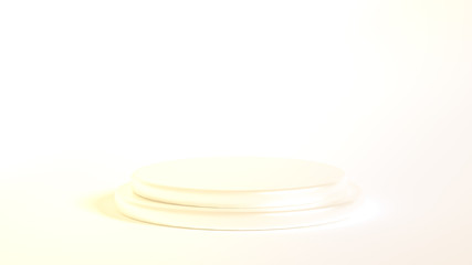 Beautiful luxury background pedestal. 3d illustration, 3d rendering.