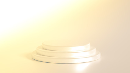 Beautiful luxury background pedestal. 3d illustration, 3d rendering.