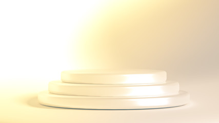 Beautiful luxury background pedestal. 3d illustration, 3d rendering.