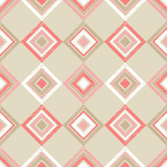 Ethnic boho seamless pattern. Lace. Embroidery on fabric. Patchwork texture. Weaving. Traditional ornament. Tribal pattern. Folk motif. Can be used for wallpaper, textile, wrapping, web. 