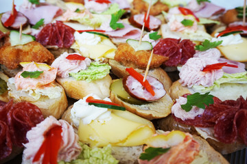 special czech one side sandwiches background