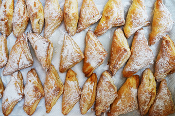 sweet curd cakes food background