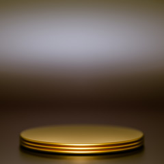 Beautiful luxury background pedestal. 3d illustration, 3d rendering.