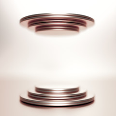 Beautiful luxury background pedestal. 3d illustration, 3d rendering.