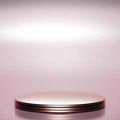 Beautiful luxury background pedestal. 3d illustration, 3d rendering.