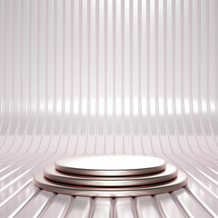 Beautiful luxury background pedestal. 3d illustration, 3d rendering.