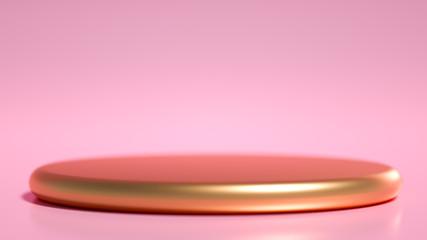 Beautiful luxury background pedestal. 3d illustration, 3d rendering.